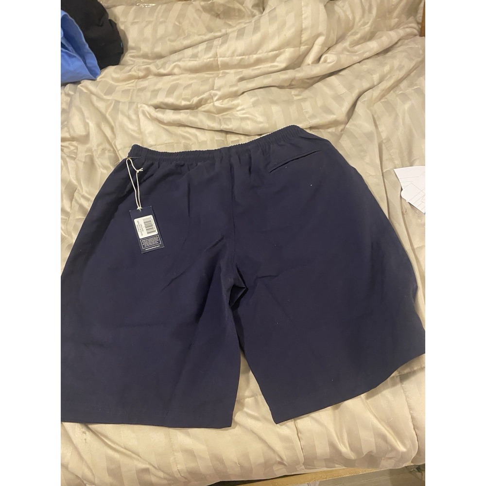 Boast Boys‎ Large Navy Shorts Braided Drawstring Club Gym Beach Athletic 0220 - Picture 7 of 9